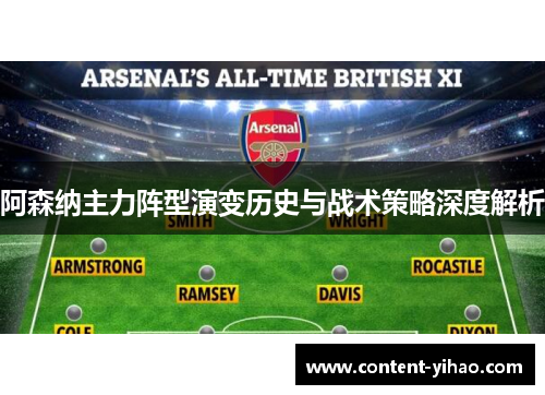 阿森纳主力阵型演变历史与战术策略深度解析